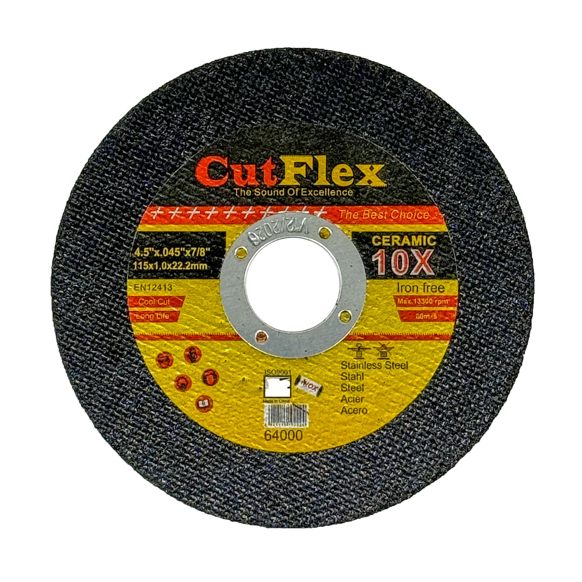 Cut Off Wheel 4.5" X .045" x 7/8" Type 1 - 25 Pack