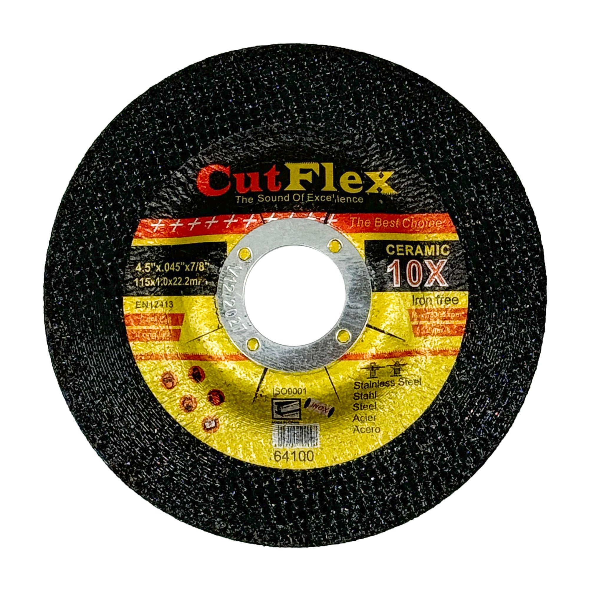 Cut Off Wheel 4.5" X .045" x 7/8" Type 27 Depressed Center - 25 Pack