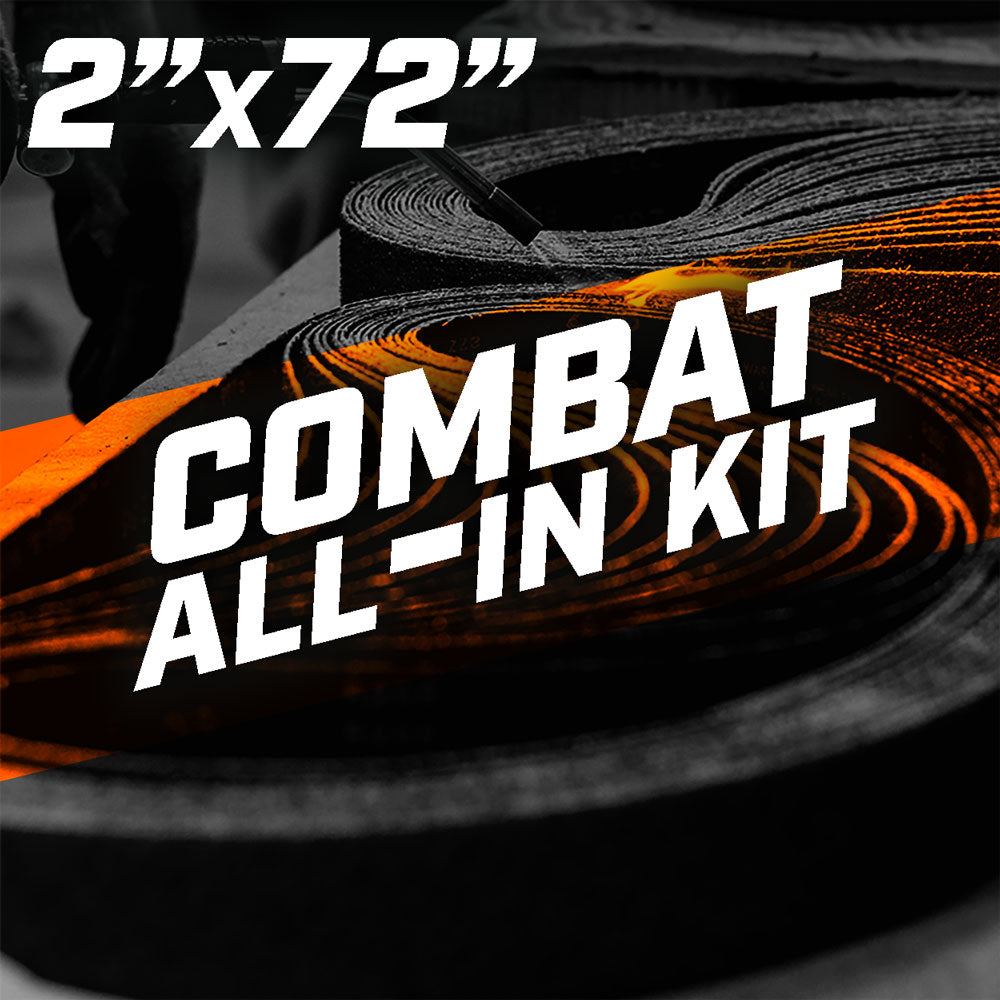 2 X 72 Combat Ceramic Shredder Belt 80 Grit