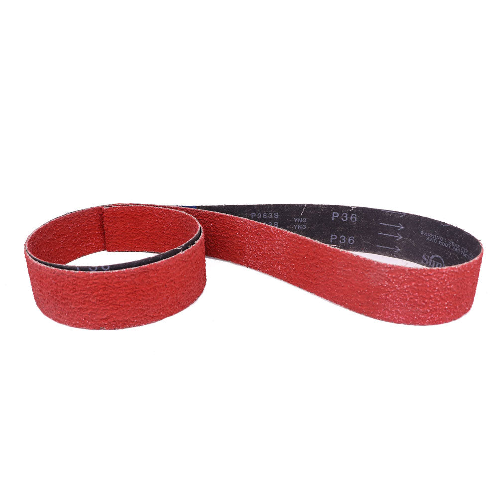 2" x 72" Sanding Belts for Stock Removal, 3 PACK